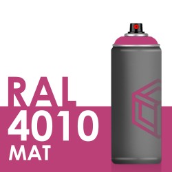Bombe de peinture 400ml Mat RAL 4010 Telemagenta