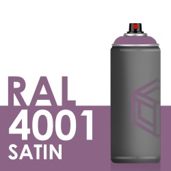 Bombe de peinture 400ml Satin RAL 4001 Lilas Rouge