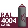 3446 - Bombe de peinture 400ml Satin RAL 4004 Violet Bordeaux