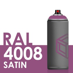 Bombe de peinture 400ml Satin RAL 4008 Violet de Sécurité
