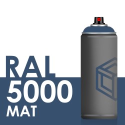 Bombe de peinture 400ml Mat RAL 5000 Bleu Violet