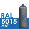 3495 - Bombe de peinture 400ml Mat RAL 5015 Bleu Ciel