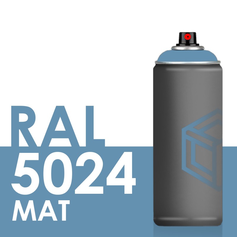 Bombe de peinture 400ml Mat RAL 5024 Bleu Pastel