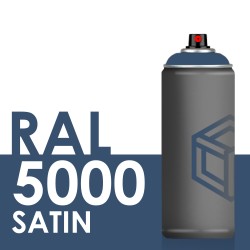 Bombe de peinture 400ml Satin RAL 5000 Bleu Violet