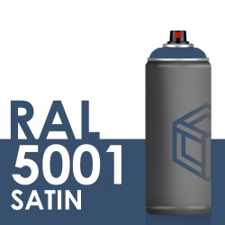 Bombe de peinture 400ml Satin RAL 5001 Bleu Vert