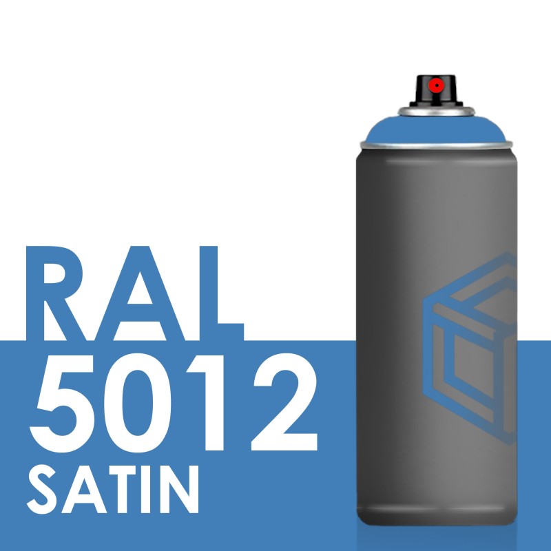 Bombe de peinture 400ml Satin RAL 5012 Bleu Clair Bombe de peinture 400ml Satin RAL 5012 Bleu Clair