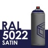 3508 - Bombe de peinture 400ml Satin RAL 5022 Bleu Nocturne