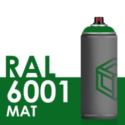 Bombe de peinture 400ml Mat RAL 6001 Vert Émeraude