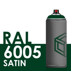 Bombe de peinture 400ml Satin RAL 6005 Vert Mousse