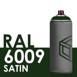 Bombe de peinture 400ml Satin RAL 6009 Vert Sapin