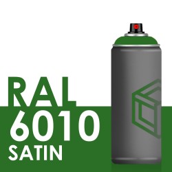 Bombe de peinture 400ml Satin RAL 6010 Vert Herbe