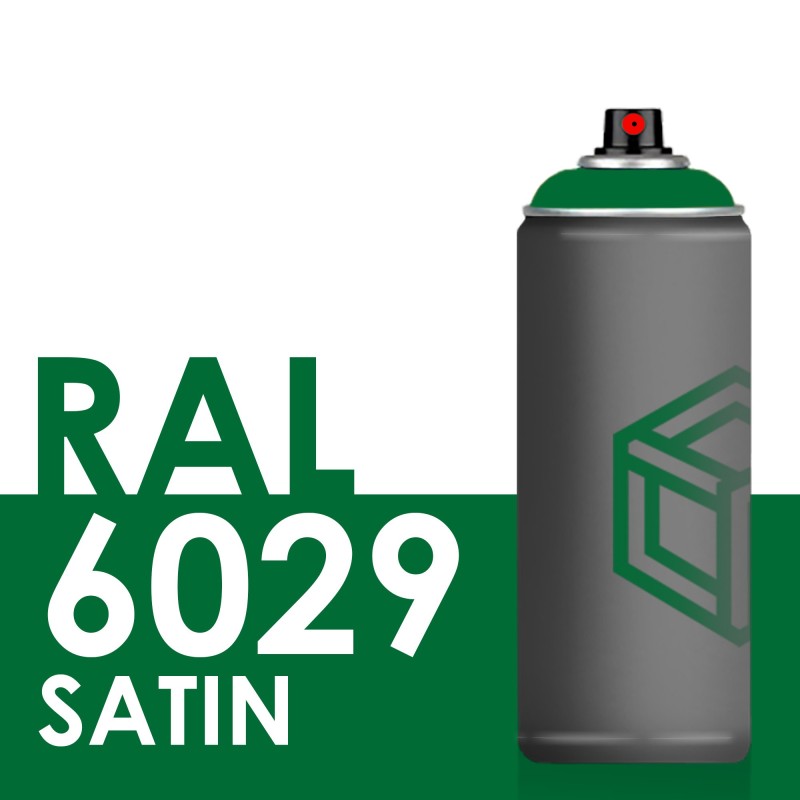 Bombe de peinture 400ml Satin RAL 6029 Vert Menthe