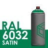 Bombe de peinture 400ml Satin RAL 6032 Vert de Sécurité