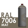 3607 - Bombe de peinture 400ml Mat RAL 7006 Gris Beige
