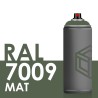 3611 - Bombe de peinture 400ml Mat RAL 7009 Gris Vert