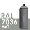 Bombe de peinture 400ml Mat RAL 7036 Gris Platine