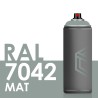 Bombe de peinture 400ml Mat RAL 7042 Gris Signalisation A