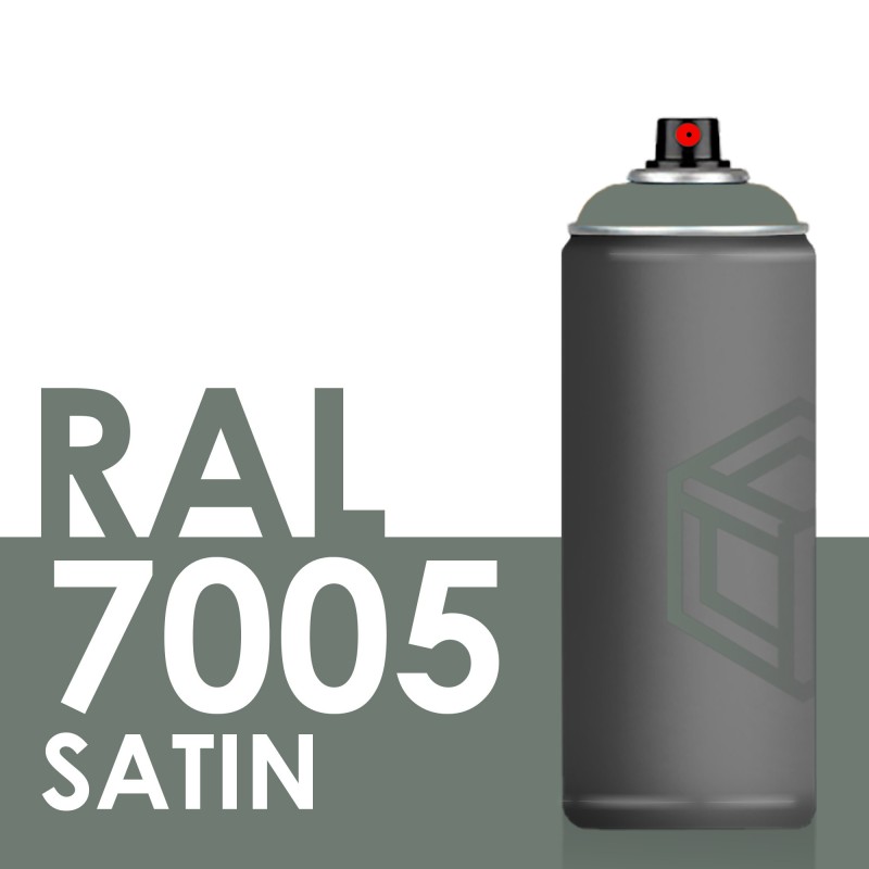 Bombe de peinture 400ml Satin RAL 7005 Gris Souris