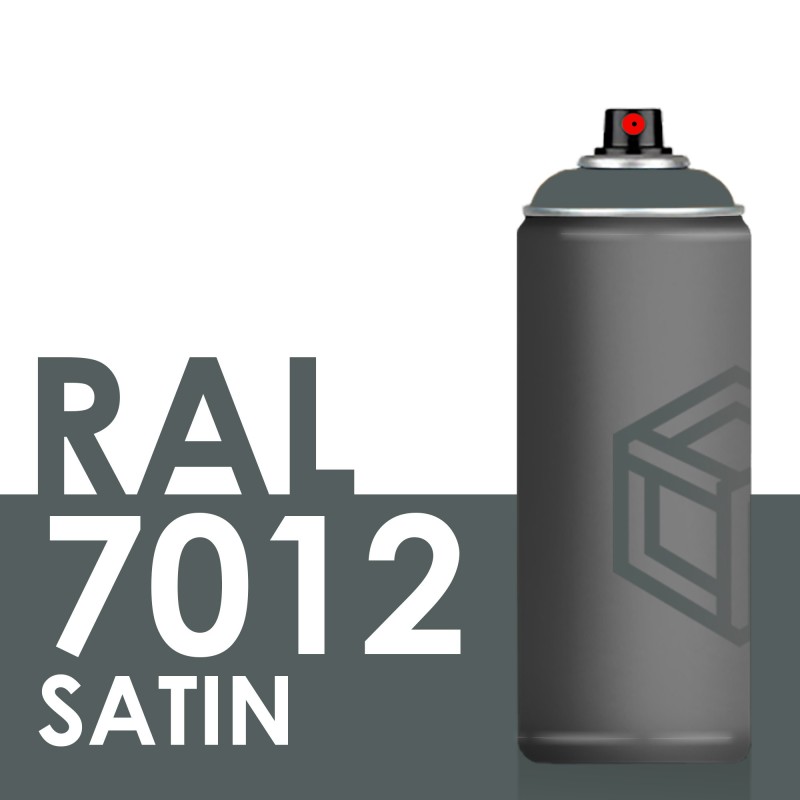 Bombe de peinture 400ml Satin RAL 7012 Gris Basalte