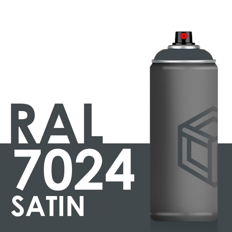 Bombe de peinture 400ml Satin RAL 7024 Gris Graphite