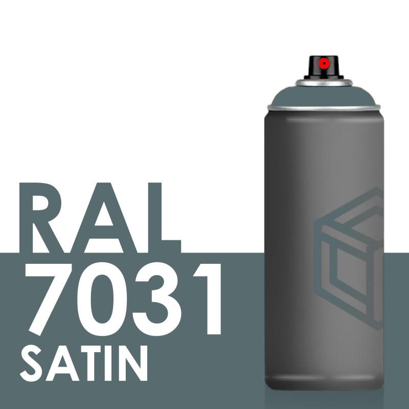 Bombe de peinture 400ml Satin RAL 7031 Gris Bleu