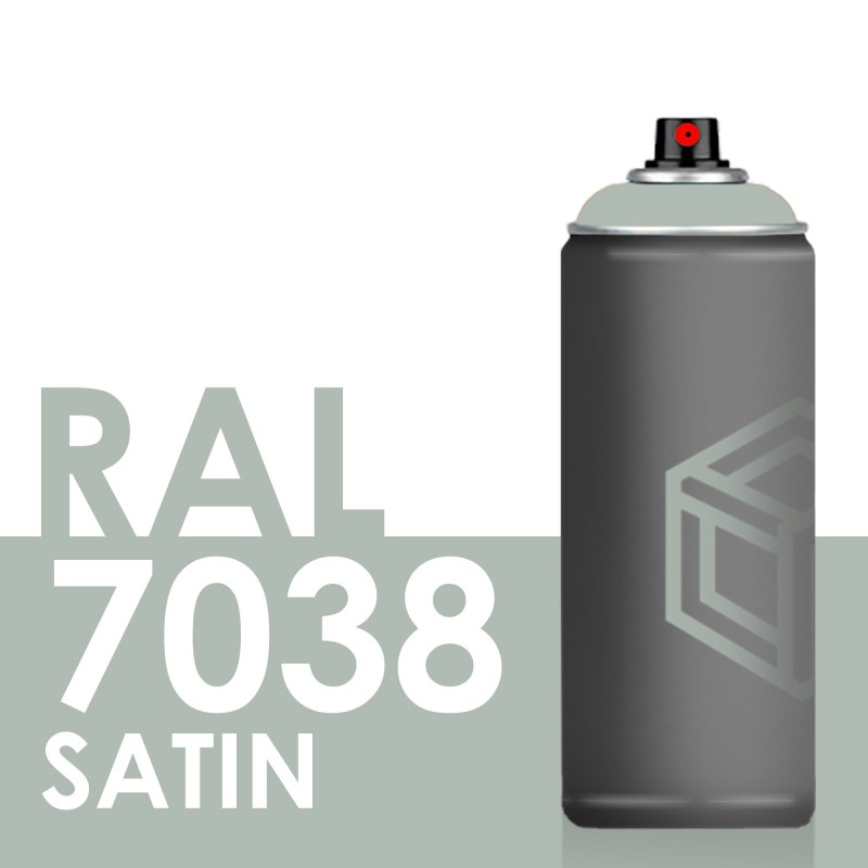 Bombe de peinture 400ml Satin RAL 7038 Gris Agate