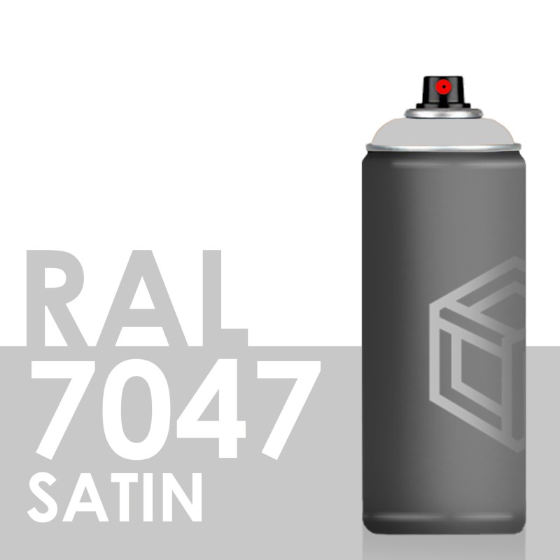 Bombe de peinture 400ml Satin RAL 7047 Telegris 4