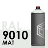 3735 - Bombe de peinture 400ml Mat RAL 9010 Blanc Pur