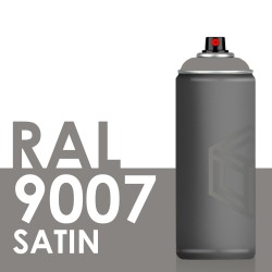 Bombe de peinture 400ml Satin RAL 9007 Aluminium Gris