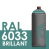 2216 - Bombe de peinture 400ml Brillant RAL 6033 Turquoise Menthe 2216 - Bombe de peinture 400ml Brillant RAL 6033 Turquoise Menthe