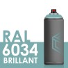 Bombe de peinture 400ml Brillant RAL 6034 Turquoise Pastel
