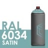 Bombe de peinture 400ml Satin RAL 6034 Turquoise Pastel