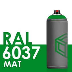 Bombe de peinture 400ml Satin RAL 6037 Vert Pur