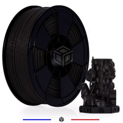 Filament 3D PLA Métallisé Noir 1.75mm 1 kg