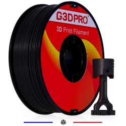 Filament 3D PETG 1 Kg Noir 1.75 mm
