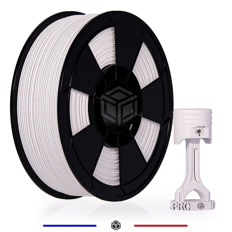 Filament 3D PETG 1 Kg Blanc 1.75 mm Filament 3D PETG 1 Kg Blanc 1.75 mm