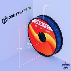 Filament 3D PETG 500g Bleu 1.75 mm