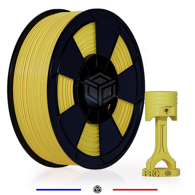 Filament Jaune G3D PRO PETG 1Kg 1.75mm - Grossiste 3D