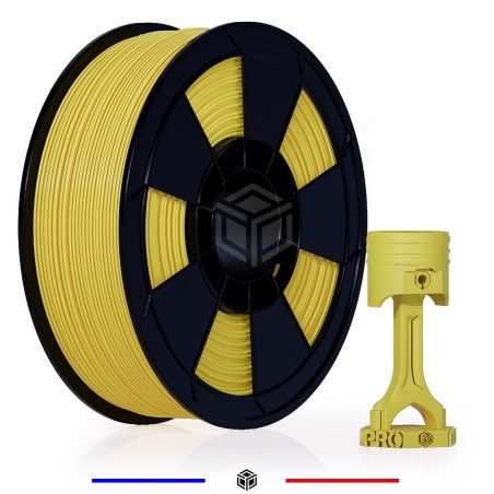 Filament 3D PETG 1 Kg Jaune 1.75 mm