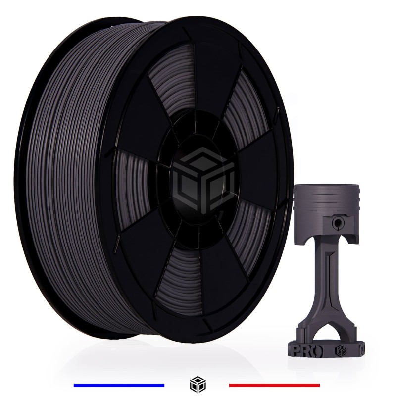 PET-G Fibre de Carbone est un filament d'impression 3d