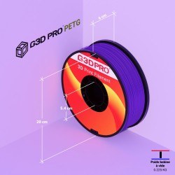 Filament 3D PETG 1 Kg Violet 1.75 mm