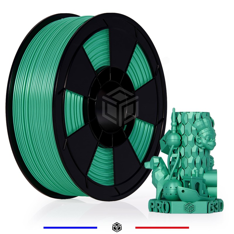 Filament 3D Silk Glossy 1 Kg Vert 1.75 mm
