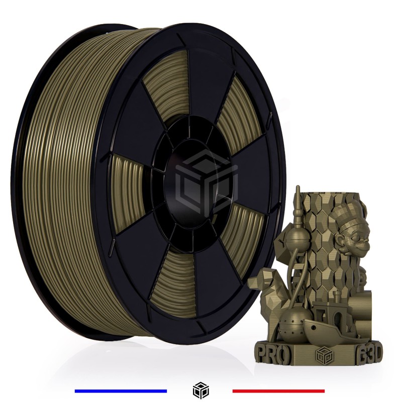 Filament 3D Silk Glossy 1 Kg Bronze 1.75 mm