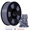 1391 - Filament 3D Silk Glossy 1 Kg Argent Gris 1.75 mm