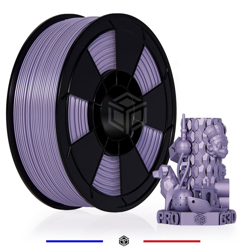 Filament 3D Silk Glossy 1 Kg Violet Lavande 1.75 mm