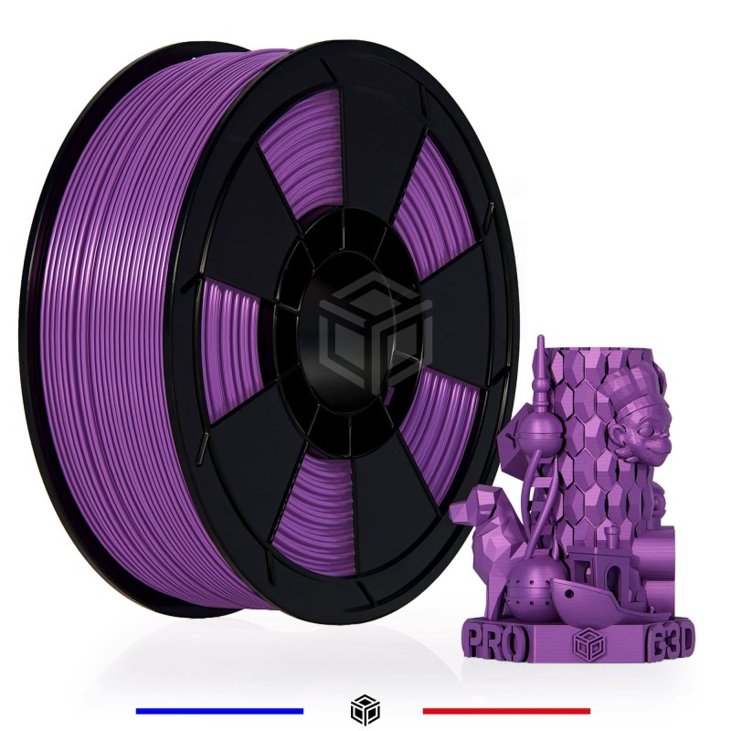 Filament 3D Silk Glossy 1 Kg Violet 1.75 mm