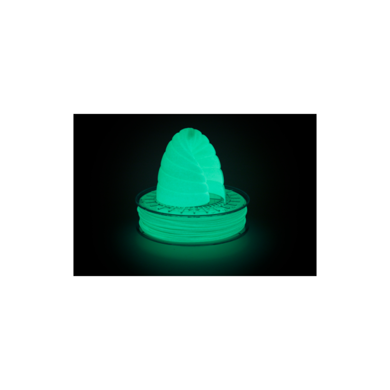 Filament ABS Phosphorescent 1.75 mm Vert par 10 mètres