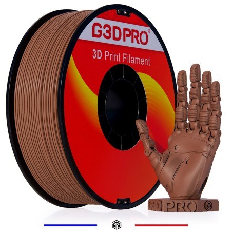 Filament ABS Marron 1 Kg – 1.75 mm | Résistant & fiable | Grossiste 3D