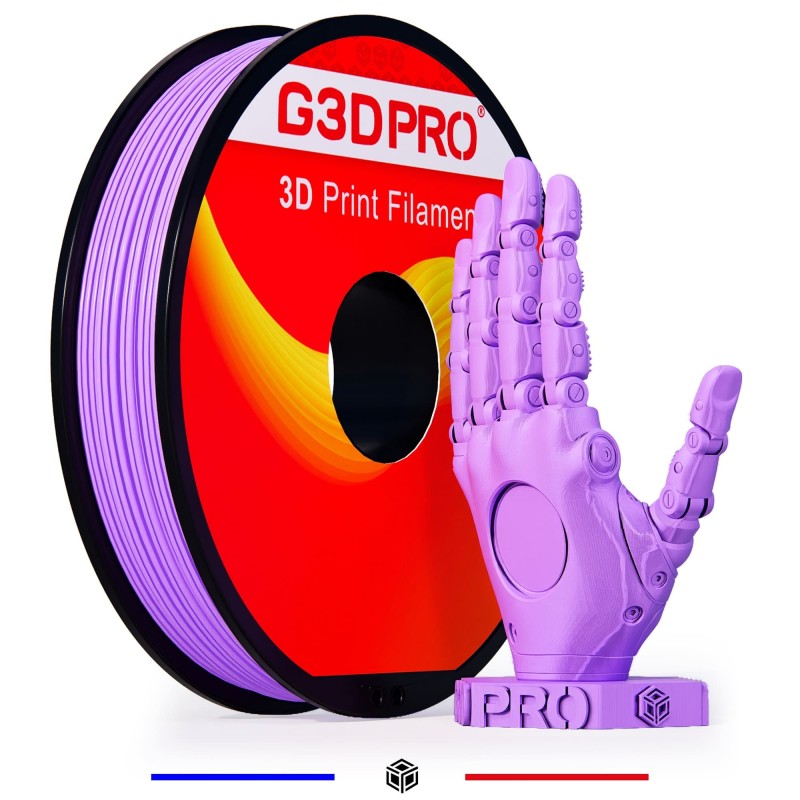 Fil 3D ABS 500g 1.75 mm Lavande