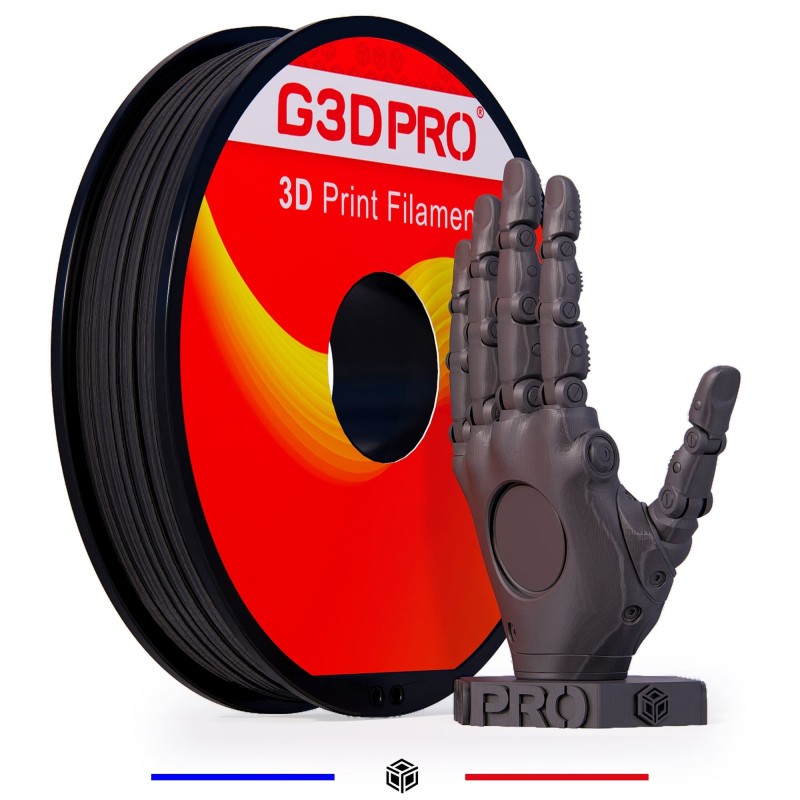 FIL 3D ABS 500G 1.75MM Dark Gris Anthracite